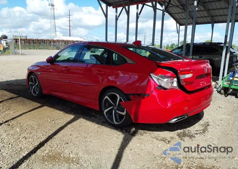 2020 Honda Accord Sport 2.0T из США, поврежденный, VIN 1HGCV2F36LA017753